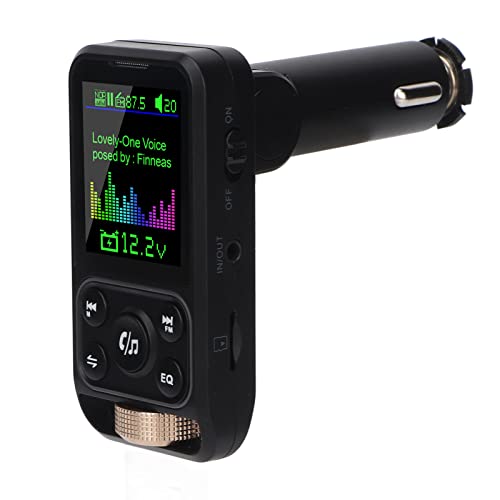 Car Charger Adapter, FM Transmitter 12V-24V for Cell Phone