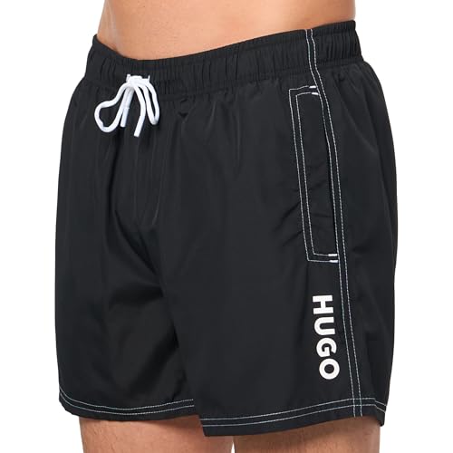 HUGO Men's Max Contrast Logo Swim Trunks3