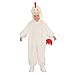 Widmann Costume Combinaison en Peluche Poule, avec Capuche et Masque
