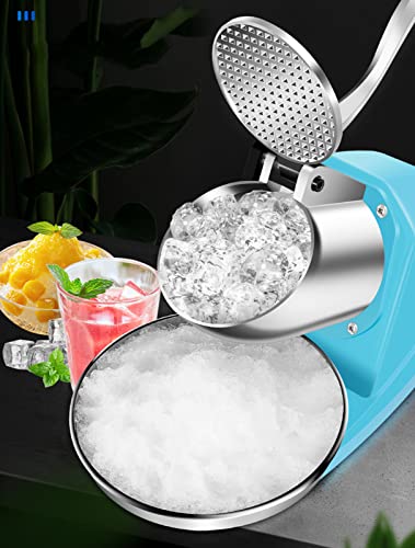 TYNZLM Crushed Ice Maschine Elektrisch Eiscrusher,Elektrische Crushed Ice Maker Für Gewerbliche Haushaltsmilch-Teeläden… – Bild 3