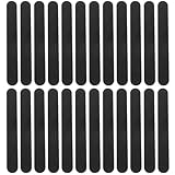 JECOMPRIS Kunststoff-Zungenschaber Lippen-Wangen-Retraktoren 25 Stück Mundpflege Zungenspatel Kunststoff-Zungenschaber Rührstab Werkzeug Für Labor Schwarz