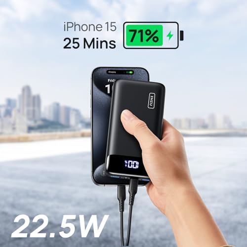 Iniu BI-B5 Portable Charger, 22.5W 20000Mah Usb C In & Out Power Bank Fast Charging, Pd 3.0+Qc 4.0 Led Display Phone Battery Pack Compatible thumb #1