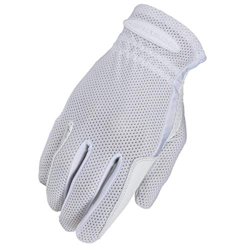 Heritage Performance Gloves, Pro-Flow Summer Show Glove, Size 9, White