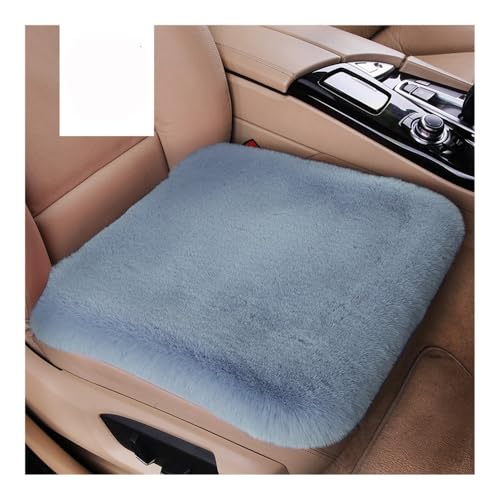 Housse de siège voiture en peluche universelle et coussin chaud d'hiver