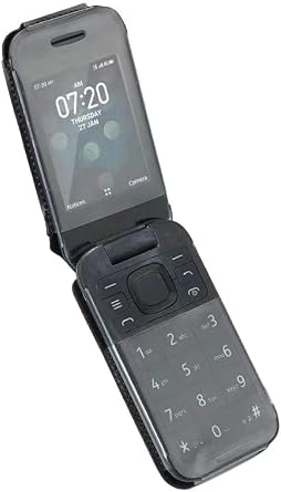 Nakedcellphone Fitted Series for Nokia 2760/2780 Flip Phone Case - Black