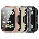 FitTurn 4-Pack Compatible with SKG V7, SKG V7 Pro Case, with Built-in HD Clear Ultra-Thin Hard PC Screen Protector Cover
