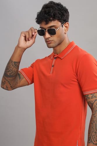 Image of ADRO Polo T Shirt for Men | Black Polo T-Shirt | 100% Cotton Polo Tshirt | Regular Fit Polo| Available in Plus Size Polo