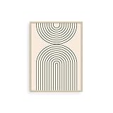 Haus and Hues Neutral Wall Art Prints for Wall Decor - Boho Art Wall Prints Mid Century Modern Wall...