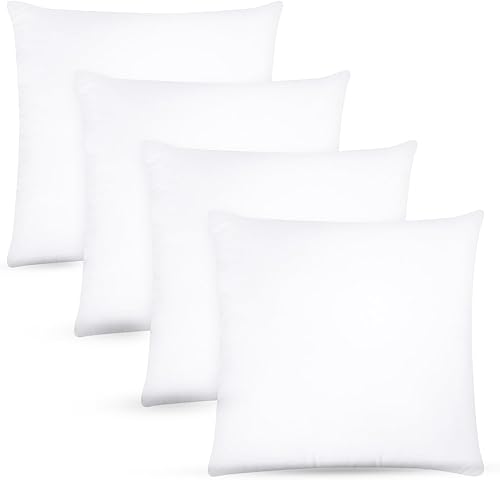 Covers & All Insertos de almohada, tela no tejida de 2.26 ozm con relleno de fibra de silicona 15D, duradero, suave, usos universales para