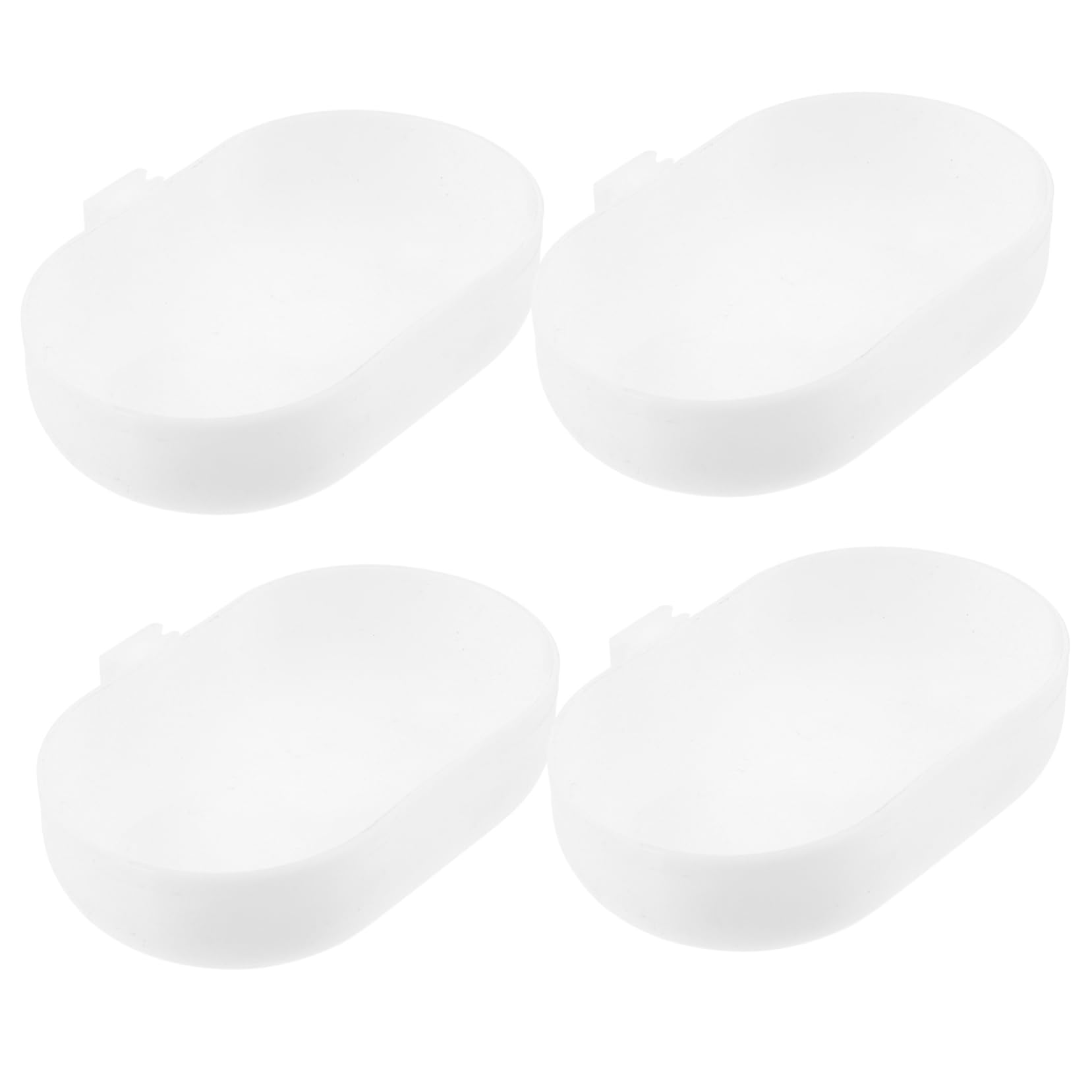 BESPORTBLE 25pezzi Vaschetta da Bagno per Uccelli con Design Semplice e Pratico Accessorio per Pappagalli e Parakeet Box Appeso per Gabbie di Uccelli Materiale Leggero e Resistente