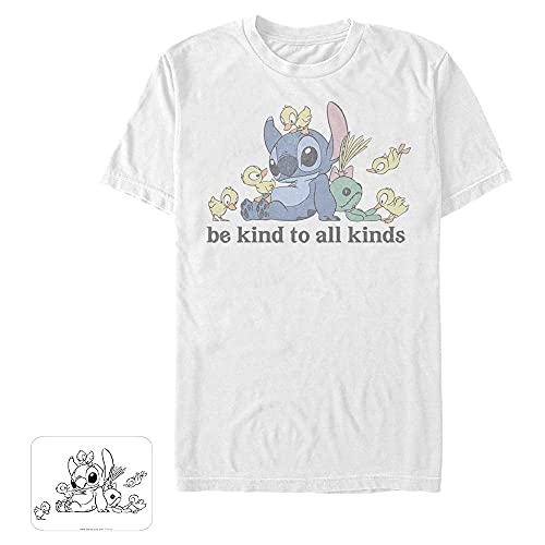 T-shirt Stitch Disney blanc parfait pour un look streetwear d'été