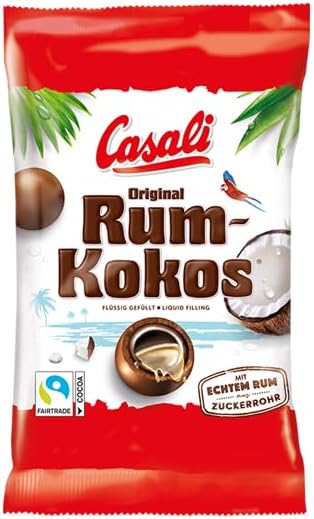 Casali Original Rum Coconut Chocolates, 100 gr