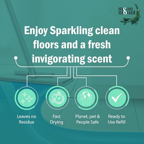 Image of Moon & Mount floor cleaners liquids 5 ltr, Bathroom Surface Cleaning Liquid, Ecofriendly, Non-Toxic, Skin Friendly, Tiles cleaner 5 Liter (Neem)
