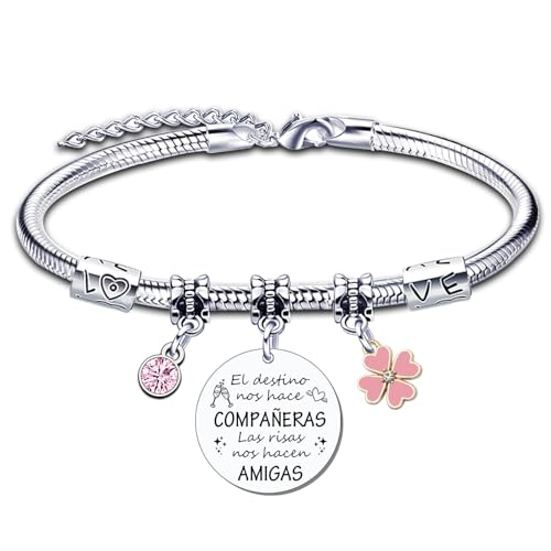 YJYJZX Regalos Amigos Pulsera Regalo Amiga Pulsera regalo personalizado y divertido compañeros de trabajo Regalo Compañera Trabajo Regalo Despedida Compañera de Trabajo Regalos para Amigas (0)