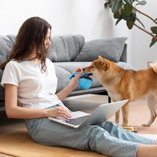 TZQFROCE Interaktives Hundespielzeug Hunde Ball Spielzeug Automatisch Rollender Ball für Hunde 3 Spielmodi interaktiver Hundespielball für Aktivitäten und Unterhaltung
