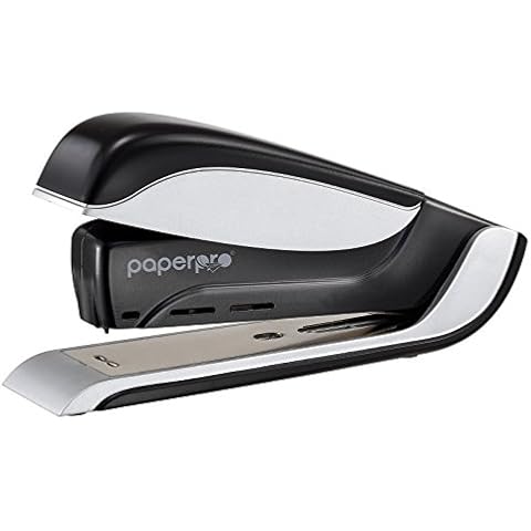 PaperPro - 1145 - inFLUENCE+ 25 Premium Stapler - Metal, 25 Sheets, Black/Grey Cover