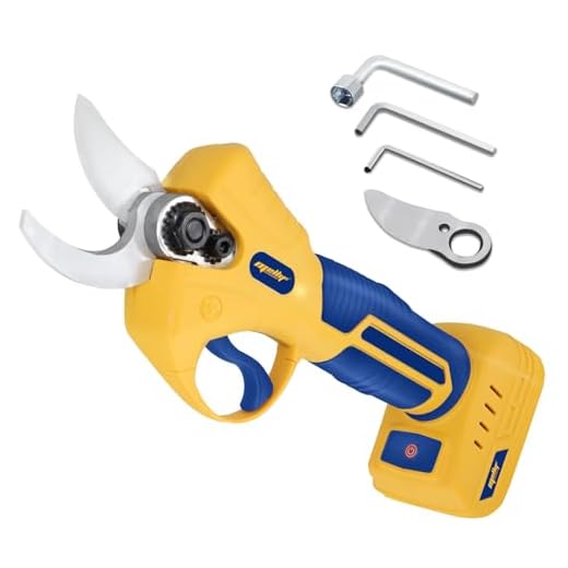Electric Pruning Shears for DeWalt 20V Max Battery, Cordless Garden Pruner w/ 26,000RPM Brushless Motor & Imported Steel Blades-25mm(0.98 Inch) Cutting Diameter For Gardening Tree Branch (NO Battery)