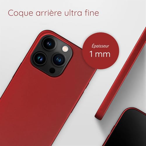 Coque Apple iPhone 16 Pro moex Alpha ultra fine rouge mat - 4