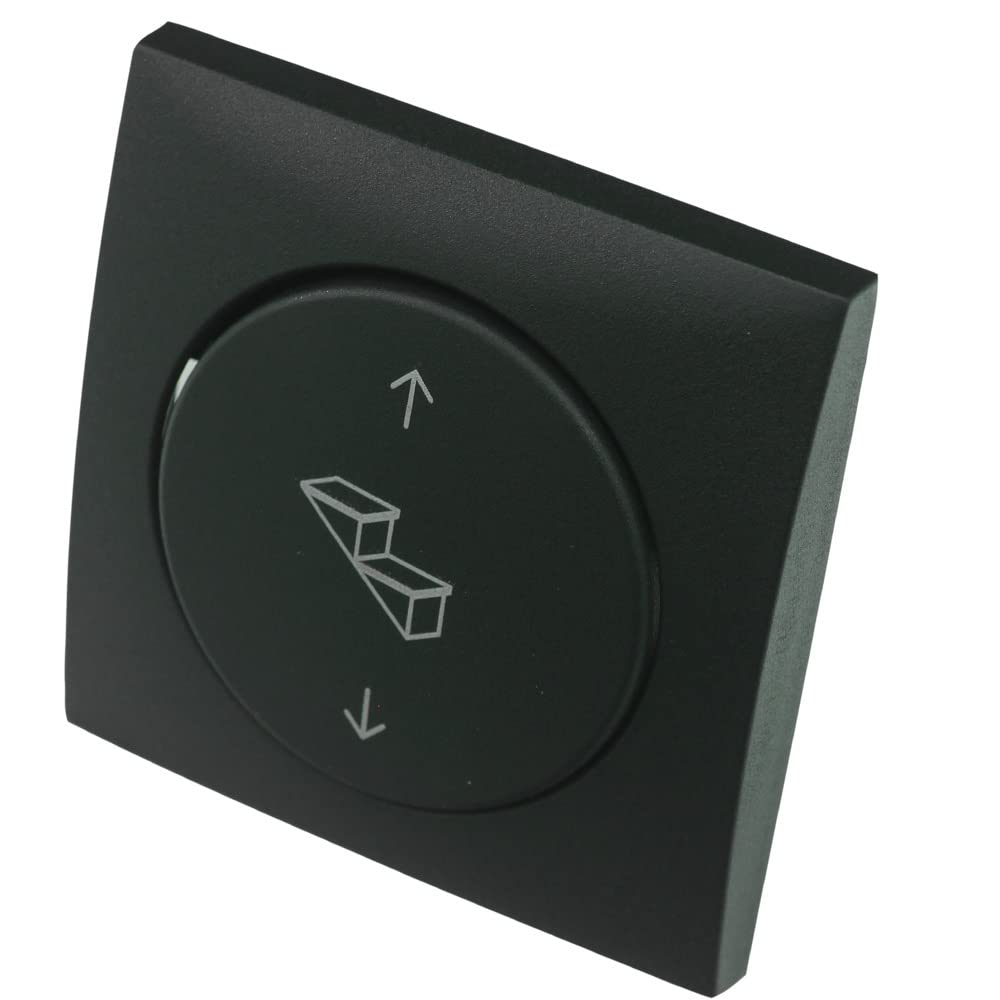 Interruptor de 12/24 V + marco de cubierta para escalón Thule Omnistep Single Step autocaravana caravana antracita