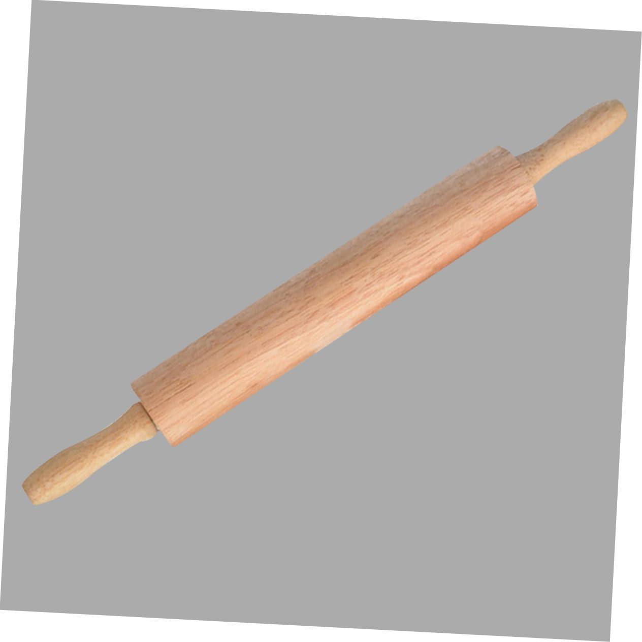 Cabilock 2piezas Rodillos de Madera Pintar sin Cera para Hornear Pan Pasteles Galletas Pizzas Tartas y Fondant Talla