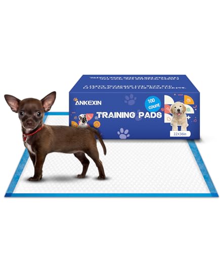 Image of Large Puppy Pee Pads 22x36 Inch 100-Pack | Extra Absorbent Potty Training Pads for Dogs | Leakproof Quick-Dry & Odor Blocking Pet Housebreaking Supplies