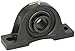 Sealmaster SPM-40 CXU Pillow Block Ball Bearing, Non-Expansion Type, Medium-Duty, Regreasable, Set Screw Locking Collar, Felt Seals, Noise Tested, AC Housing Fit, Cast Iron Housing, 2-1/2" Bore, 3-1/8" Base to Center Height, 8-5/8" Bolt Hole Spacing Width, ?2 degrees Misalignment Angle