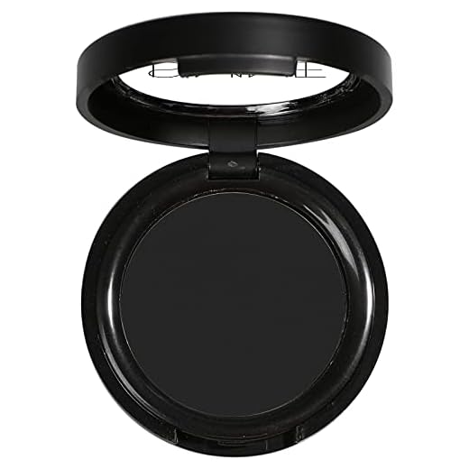 ISMINE Single Black Matte Eyeshadow Powder Palette High Pigment, Longwear, Intense Color Best Black Eyeshadow
