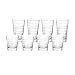 Produktbild Leonardo Becherset Vario Struttura, 8-teilige Trinkgläser-Set, spülmaschinengeeignete Glas-Becher mit Muster, 4 Saftgläser 280 ml / 4 Wassergläser 250 ml