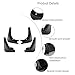 TopLight Model 3 Mud Flaps & Splash Guards, Front Rear Mudguard Kit Auto Fender Mudflaps with Screws Full Protection Customized, (Set of Four)