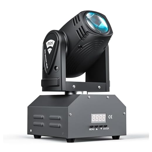 U`King LED Moving Head Light RGBW Beam Light with DMX for Show DJ Disco Party Stage Lighting