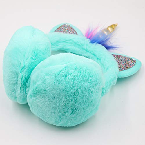 Ztl Unicorn Earmuffs For Girls Kids Women Soft Plush Ear Warmers Winter Ear Muffs #TOP4