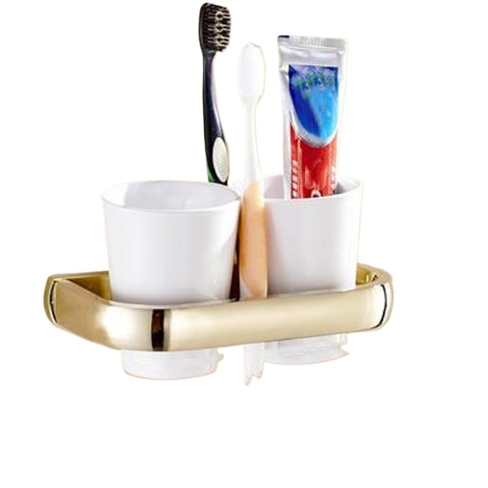 Towel Ring, Bathroom Hardware Set Towel Shelf Bar, Paper Holder, Cloth Hook, Soap Dish(Cup Holder)