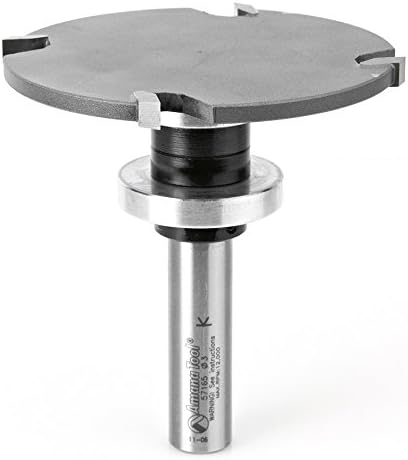 Amana Tool - 57165 Carbide Tipped 4 Wing Cut Out Solid Surface 3 Dia x 3/16 x 1/2" Sha
