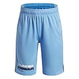 Under Armour Jungen Tech Graphic Shorts, (465) Horizon Blue/White/Midnight Navy, Groß