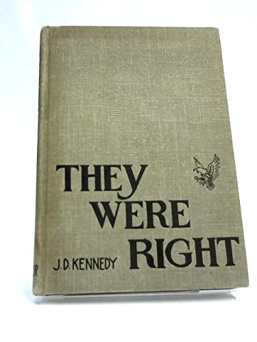 They were right [Unknown] B0007H41WY Book Cover