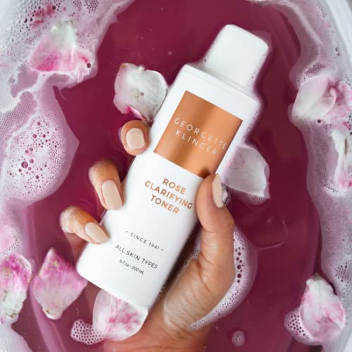 Rose Clarifying Toner - Deep Cleansing Facial Toner, Ph Balancing, Moisturizing Formula With Witch Hazel And Aloe For Deep Pore Cleansing, Hydration, And Skin Repair - 6.7 Oz By Georgette Klinger #TOP1
