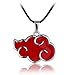 LACKINGONE Naruto Akatsuki Member Cosplay Red Cloud Shape Pendant Necklace