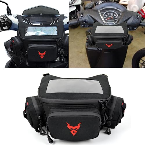 XINMOZR For �f�B�I110 Dio110 �u���[�Y110 Breeze 110 �I�[�g�o�C�̃t�����g�o�b�O�b�O�h���g�ѓd�b�^�b�`�X�N���[���X�g���[�W�o�b�O�X�N�[�^�[�t�����g�o�b�O�X�g���[�g�I�[�g�o�C�E�G�X�g�o�b�O (���b�h)