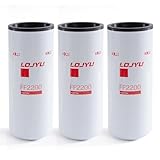 [3-Pack] Secondary Fuel Filter for Fleetguard FF2200 for Cummins ISX ISX15 X15 for Kenworth T680