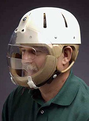 Danmar Hard Shell Helmet with Face Guard - Tan Small
