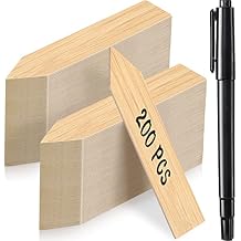 200Pcs Plant Labels,4 Inch Plastic Garden Plant Markers,Waterproof Nursery Plant Tags,Seed Labels,Pot Marker for Outdoor Indoor Garden Plants Label Stakes