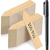 200Pcs Plant Labels,4 Inch Plastic Garden Plant Markers,Waterproof Nursery Plant Tags,Seed Labels,Pot Marker for Outdoor Indoor Garden Plants Label Stakes