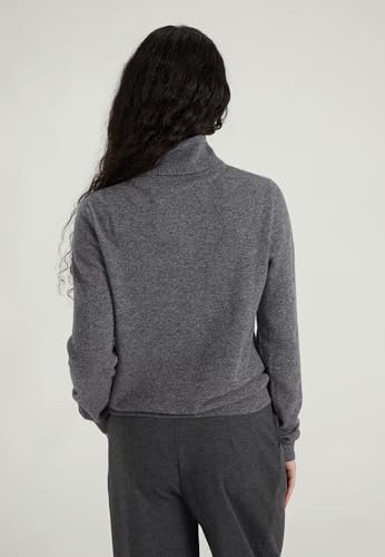 Image of Style & Republic Women's 100% Cashmere Slim Turtleneck Pullover Sweater