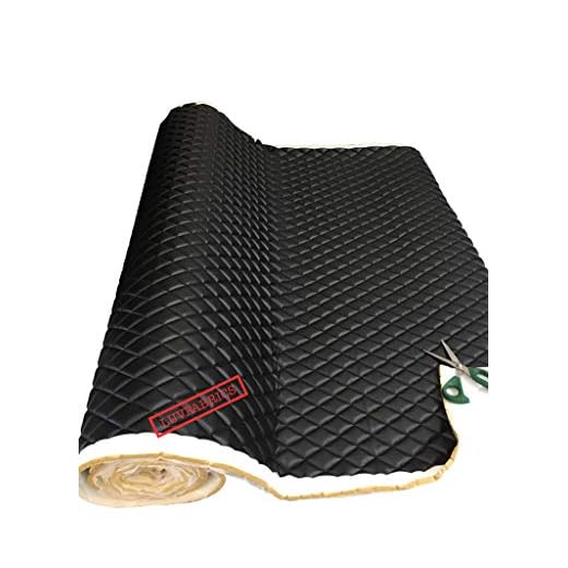 Luvfabrics PVC Quilted Faux Leather Vinyl Foam Backed- Automotive, Headliner, Furniture Upholstery, DIY Projects, Home Decor & More! (Black, 1 Yard)