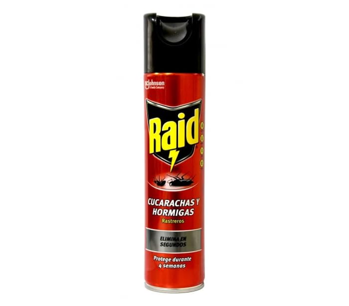 Raid Insecticida contra Cucarachas, Hormigas y Chinches - 400 ml