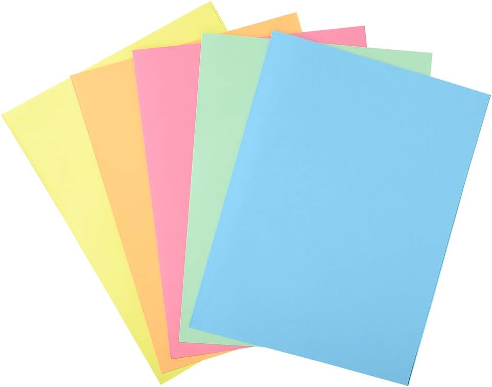 Exacompta Super 250 A4 1 Flap 220 g/m² Pack of 50 Folders 24 x 32 cm 24 x 32 Mixed Colours