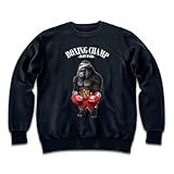 [Fox Republic] ゴリラ ボクシング 格闘技 ボクサー トレーニング キッズ スウェット トレーナー ブラック 110cm