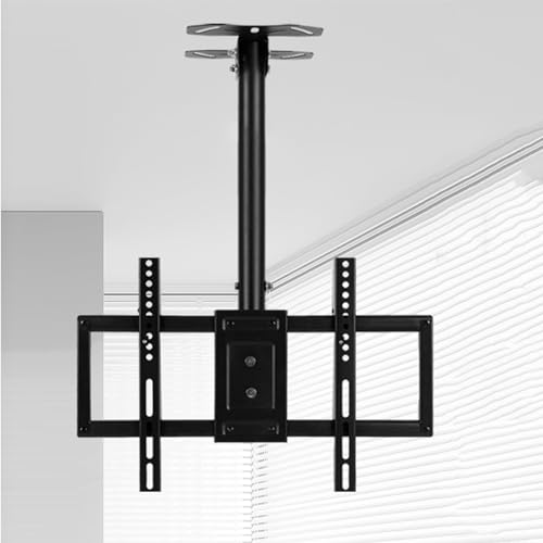 Support mural pour TV pivotant inclinable hauteur réglable support plafond mouvement complet
