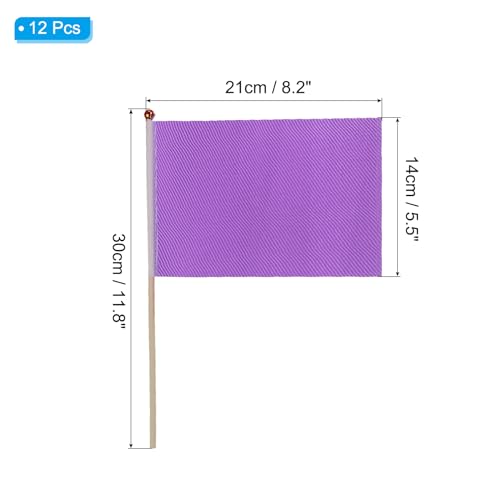Mini banderas de graffiti PATIKIL de tela morada resistente para pintar en eventos 3