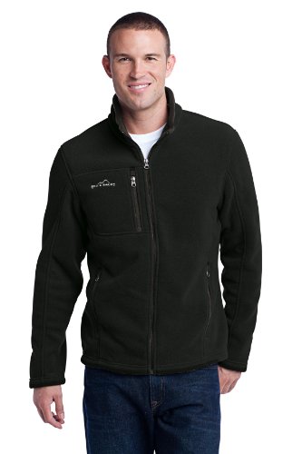 Eddie Bauer - Full-Zip Fleece Jacket, Black, X-Large